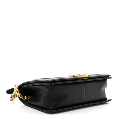 Chanel Caviar Quilted Medium Boy Flap Black 4 of 10