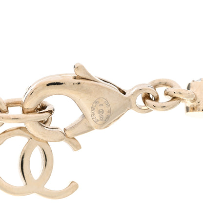 Chanel Crystal CC Choker Necklace Gold 4 of 5