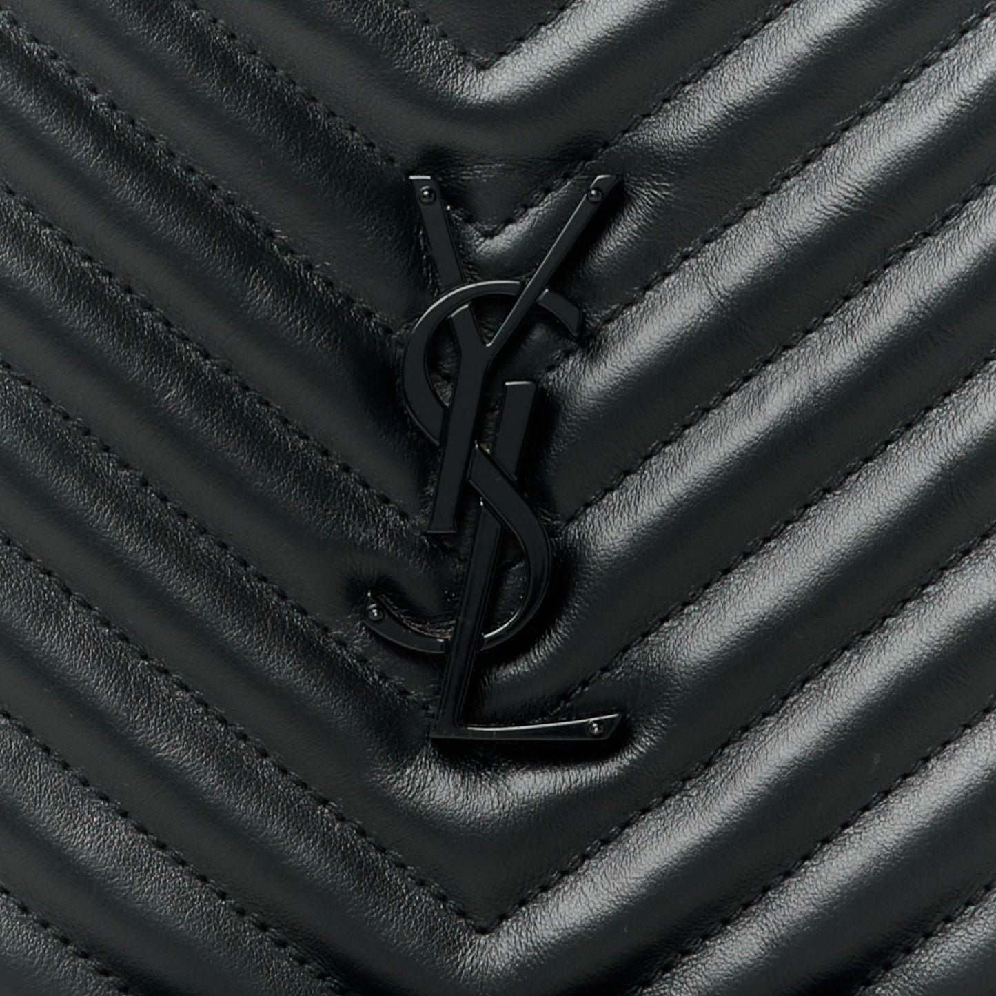 Calfskin Matelasse Monogram Monochrome Lou Camera Bag Black