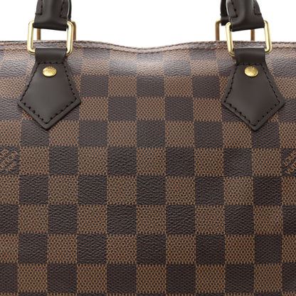 Louis Vuitton Damier Ebene Speedy Bandouliere 30 8 of 12