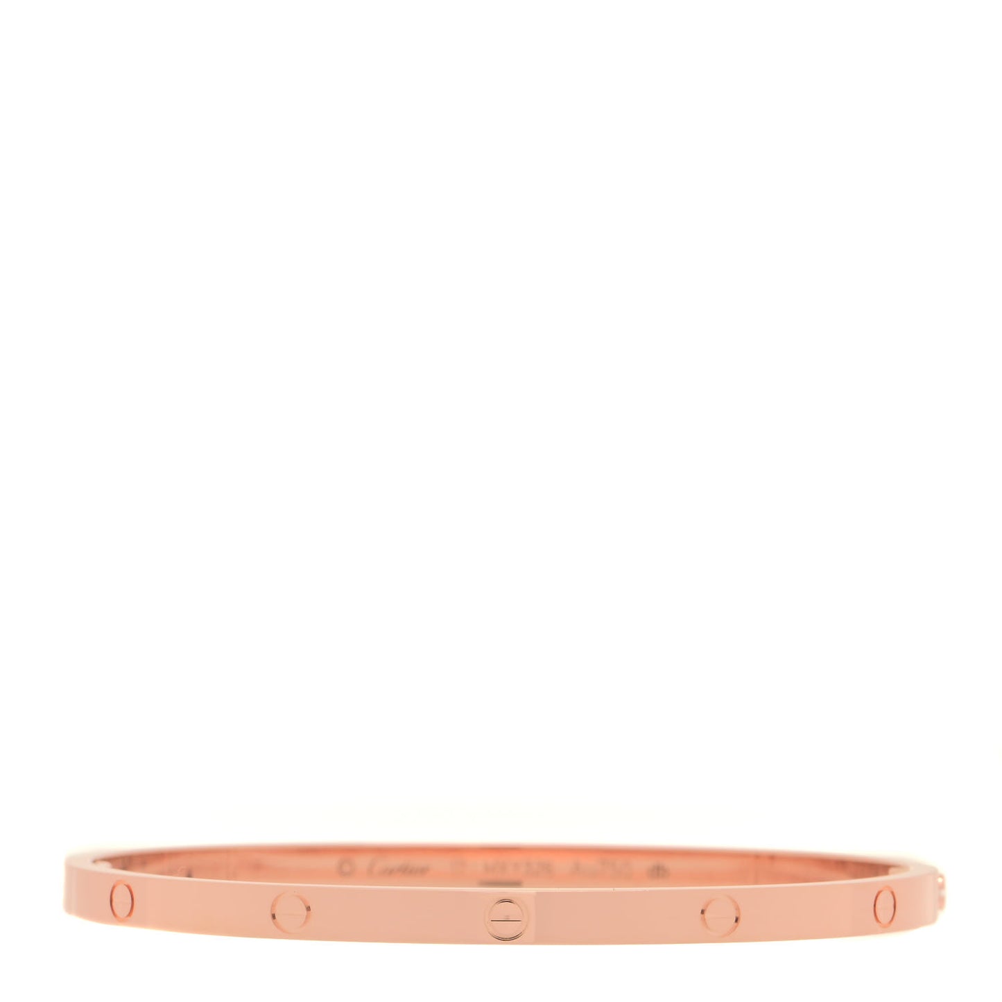 18K Pink Gold Small LOVE Bracelet 17
