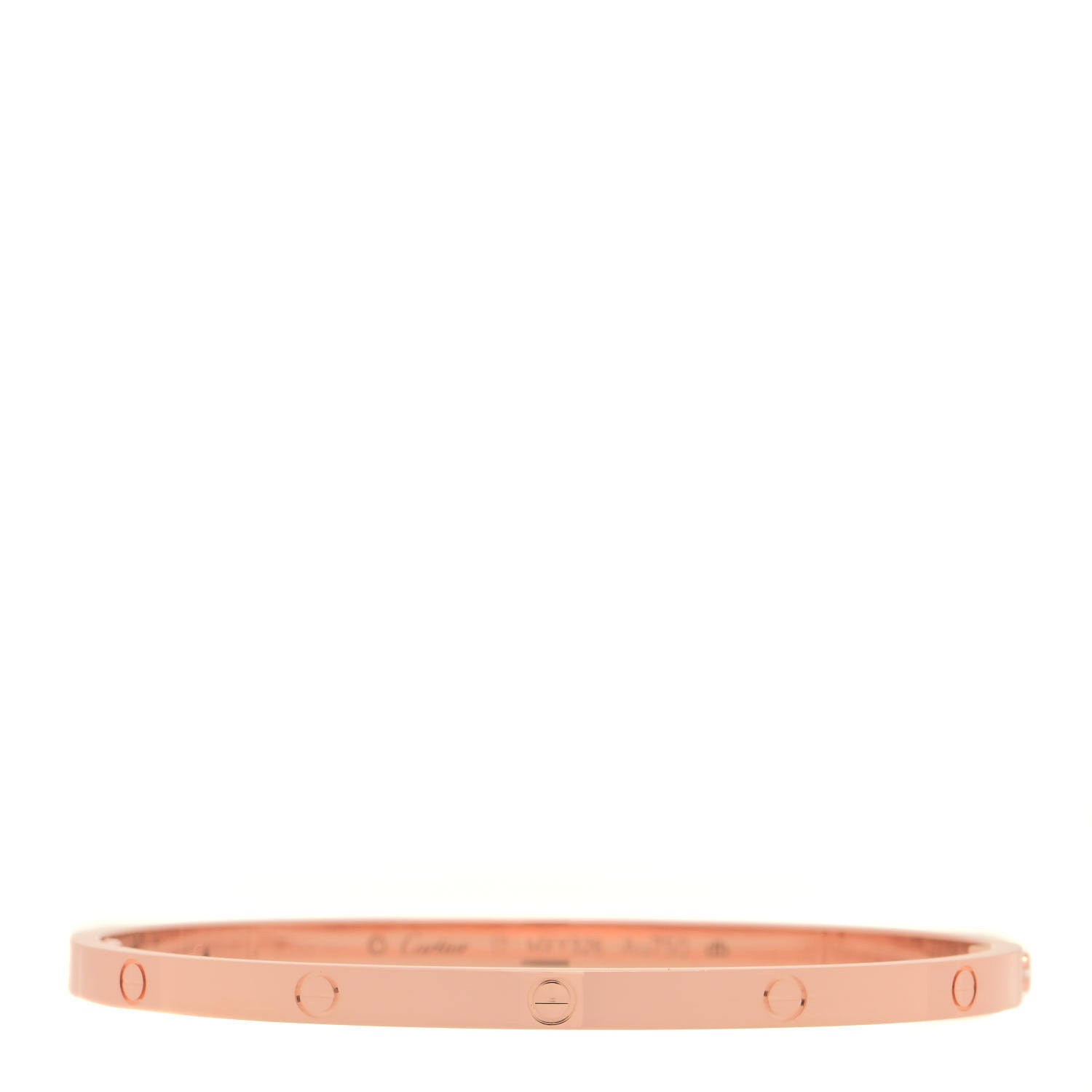 Cartier 18K Pink Gold Small LOVE Bracelet 17 3 of 6