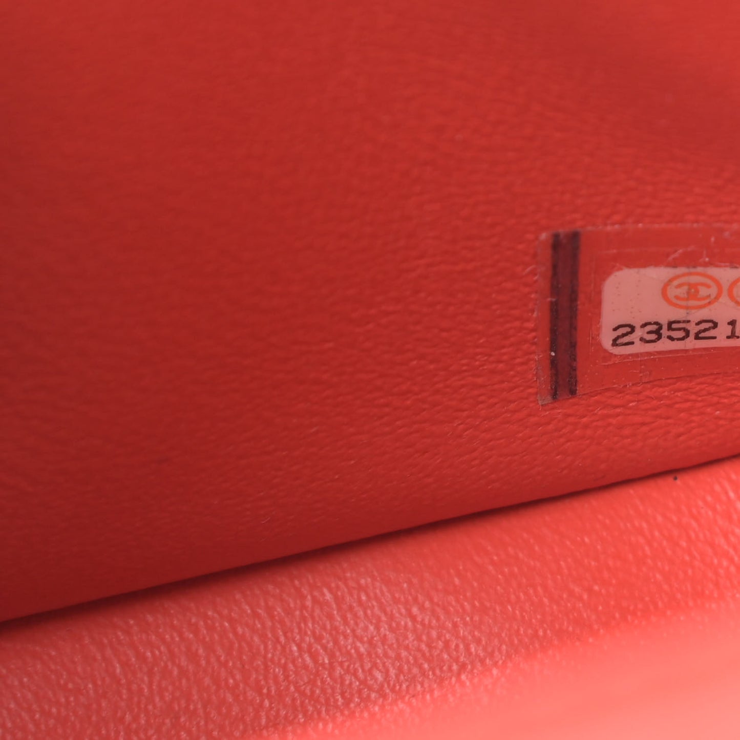 Lambskin Quilted Mini Rectangular Flap Red