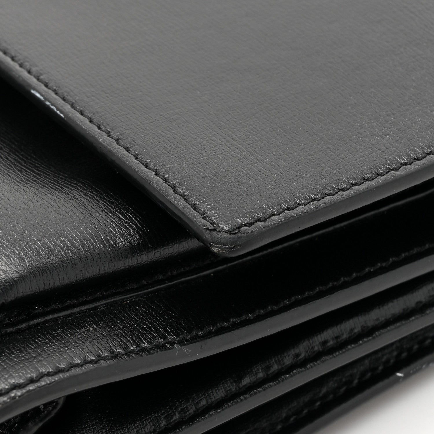 Saint Laurent Calfskin Medium Monogram Sunset Black 17 of 19