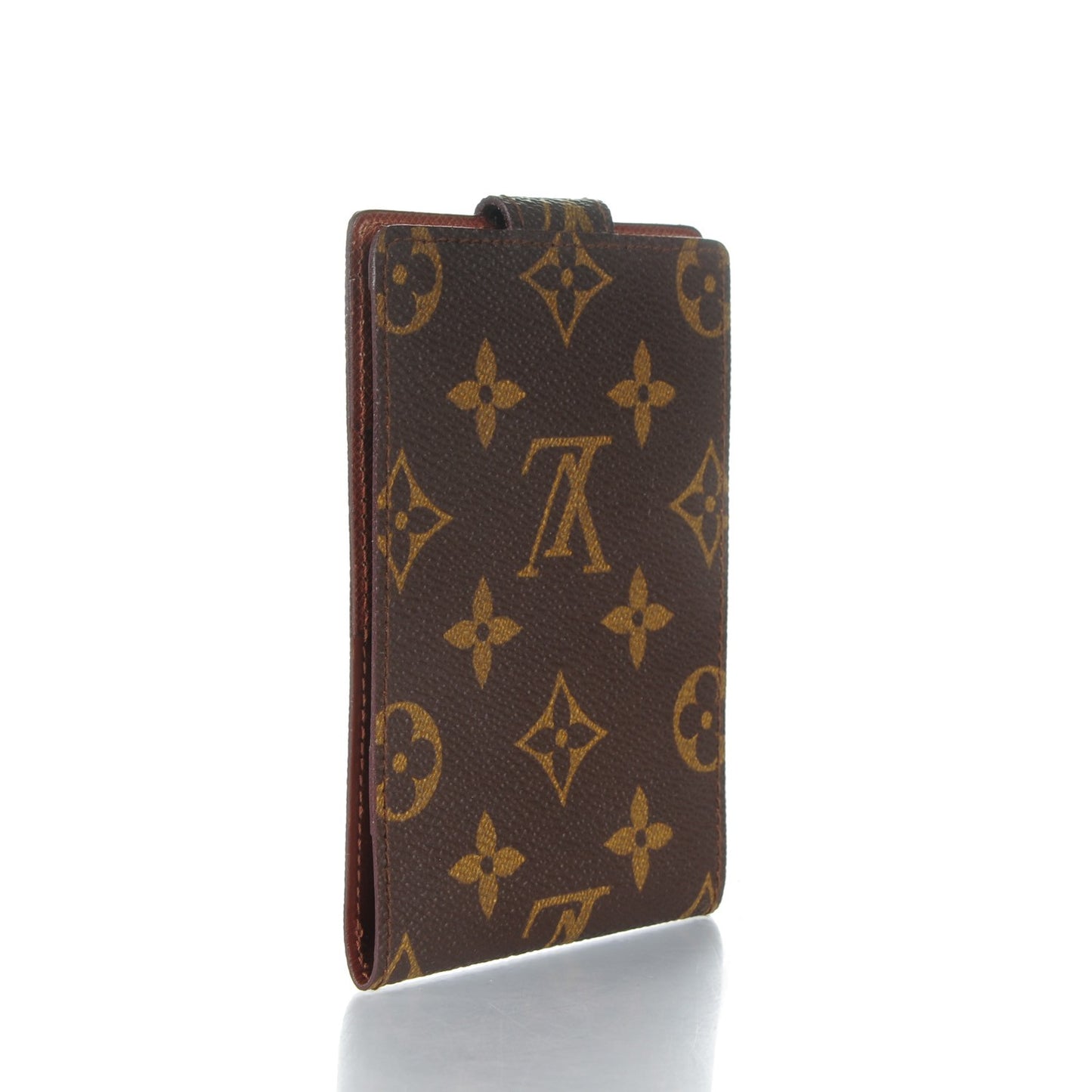 Monogram Folding Check Book Cover