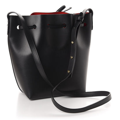 Mansur Gavriel Calfskin Mini Bucket Bag Black Flamma 2 of 20