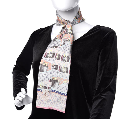 Louis Vuitton Silk Monogram Wallpaper Bandeau 2 of 3
