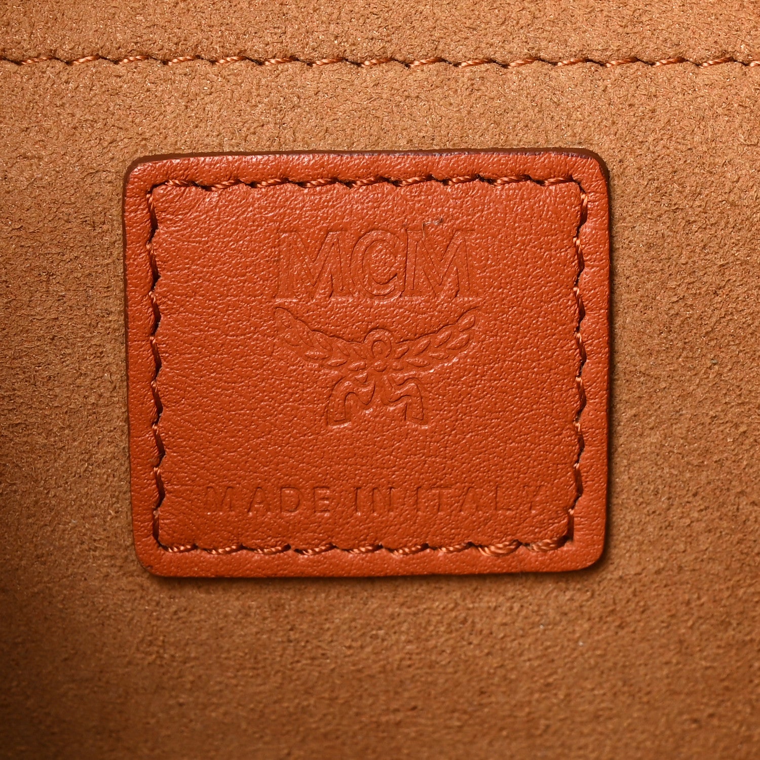 MCM Calfskin Ottomar Medium Aren Flap Hobo Bombay Brown 6 of 9