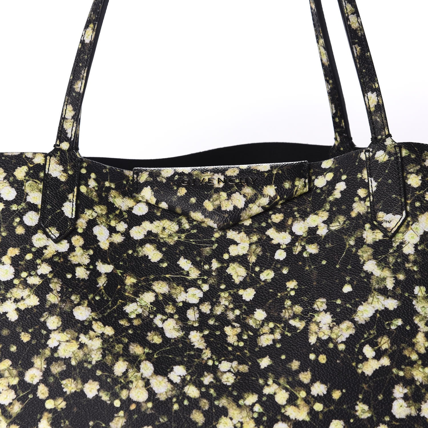 Givenchy Textured Coated Canvas Baby's Breath Print Large Antigona Tote 10 of 10