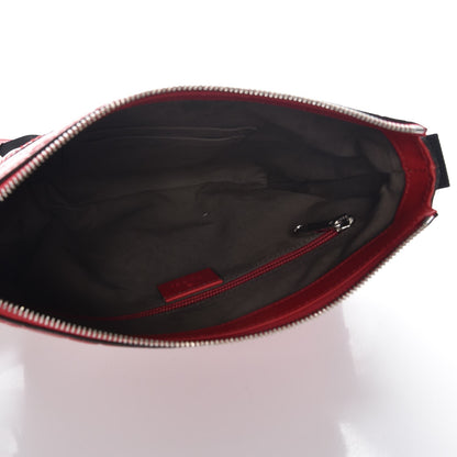 Gucci Guccissima Signature Small Messenger Bag Hibiscus Red 5 of 7