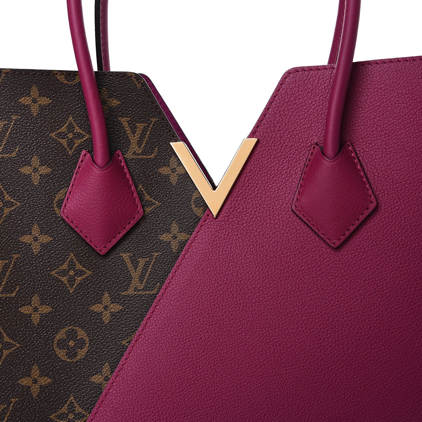 Calfskin Monogram Kimono Tote Grape