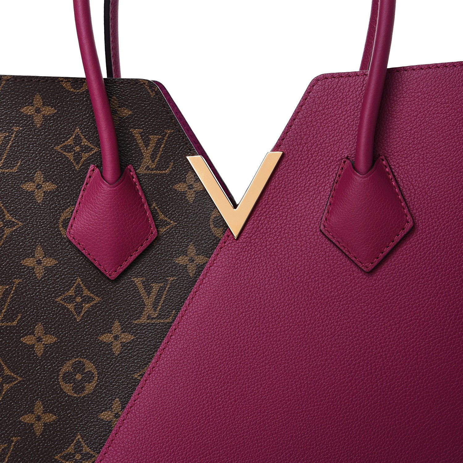 Louis Vuitton Calfskin Monogram Kimono Tote Grape 7 of 10