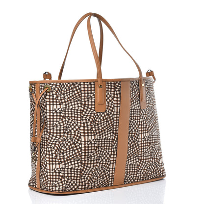MCM Visetos Large Liz Reversible Shopper Tote Cognac 7 of 16