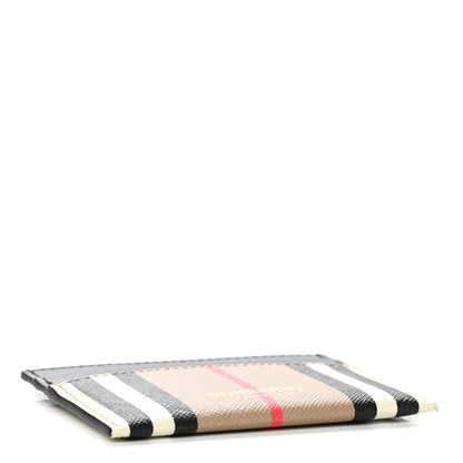 Burberry E-Canvas Calfskin Icon Stripe Card Case Archive Beige 4 of 6