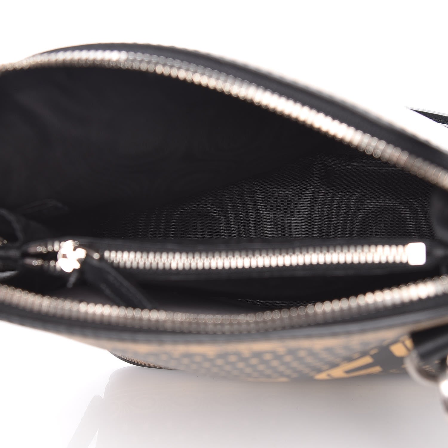 Gucci X SEGA Calfskin GUCCY Stars Mini Dome Shoulder Bag Black Gold 5 of 9