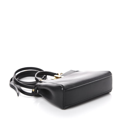 Fendi Nappa Micro Peekaboo Iconic Satchel Black 3 of 8