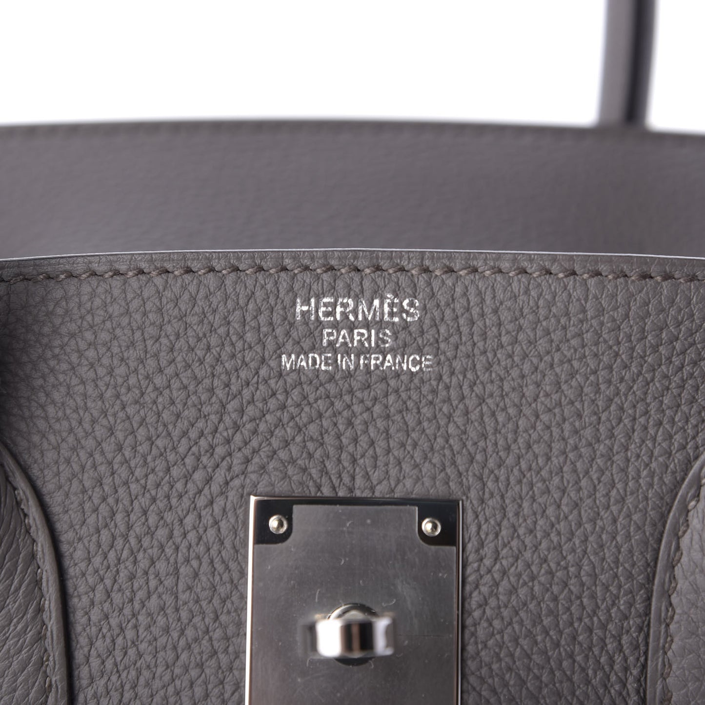 Togo Birkin 35 Etain