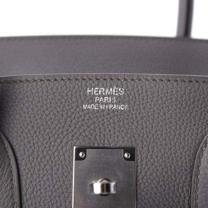 Hermes Togo Birkin 35 Etain 8 of 10
