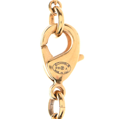 Chanel Anchor CC Pendant Necklace Gold 4 of 4