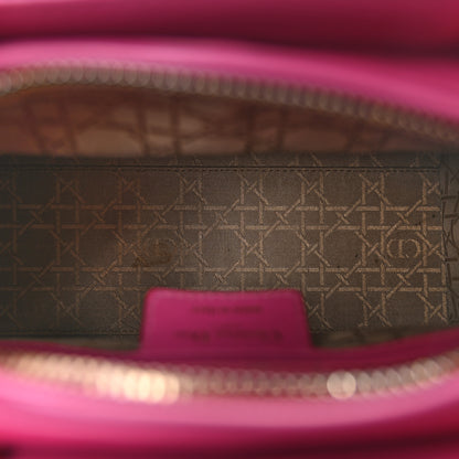 Christian Dior Lambskin Cannage Medium Lady Dior Fuchsia 5 of 16