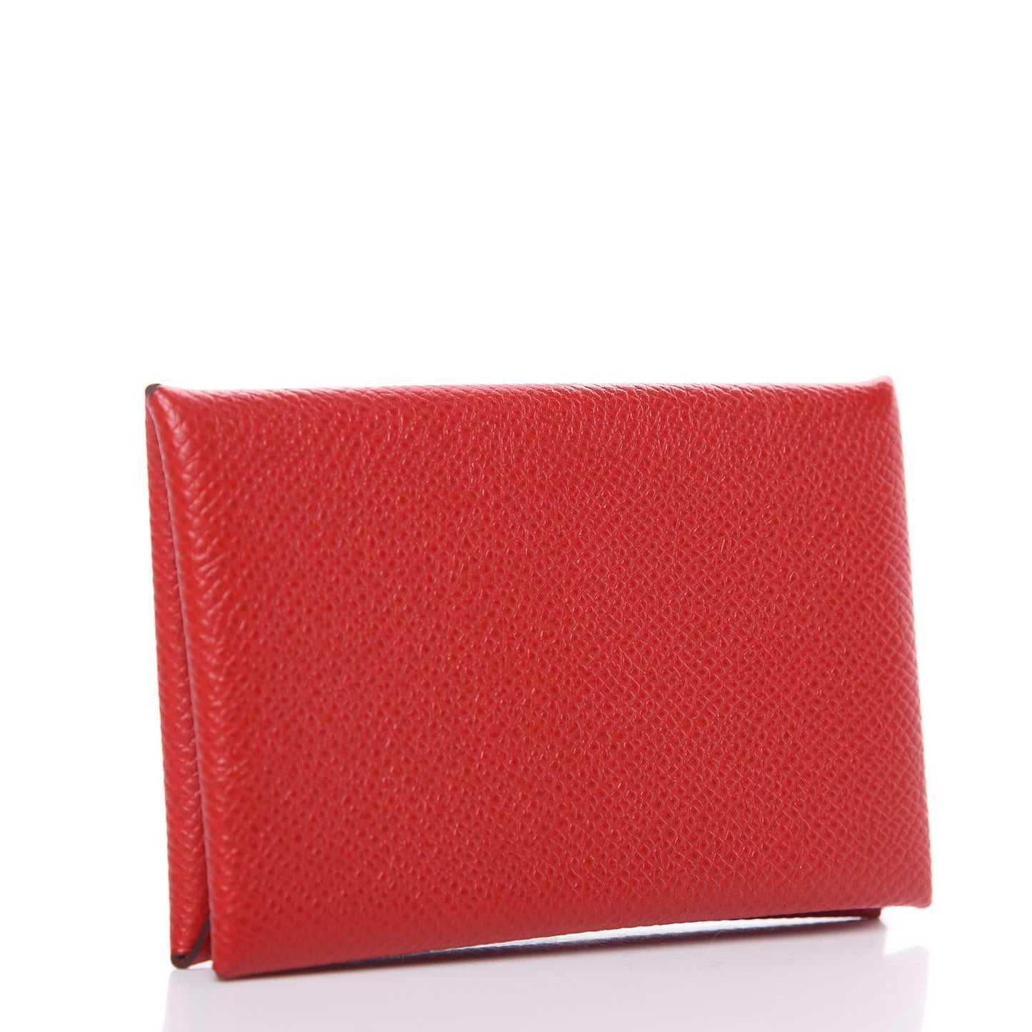 Epsom Calvi Card Case Rouge Casaque