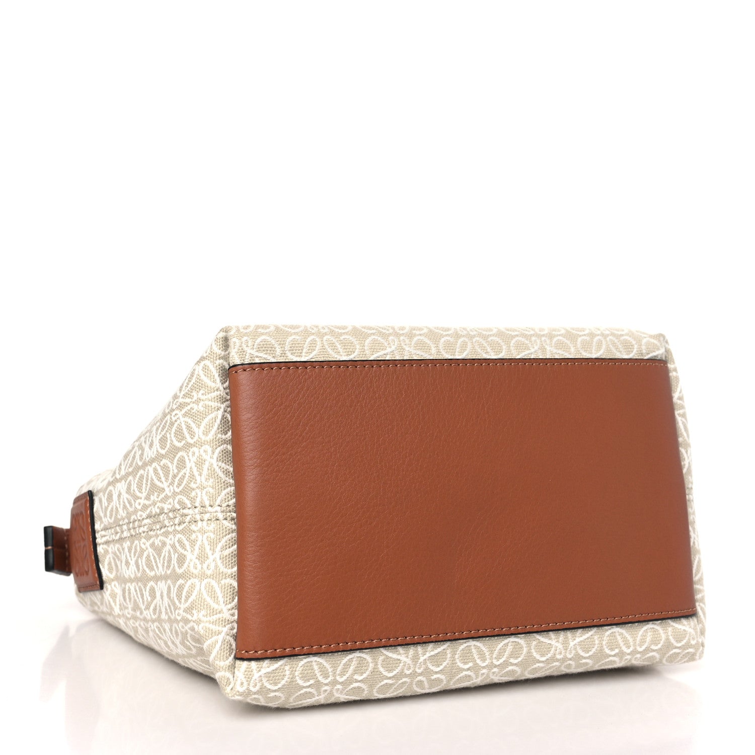 Loewe Jacquard Anagram Calfskin Small Cubi Bag Ecru Tan 4 of 9