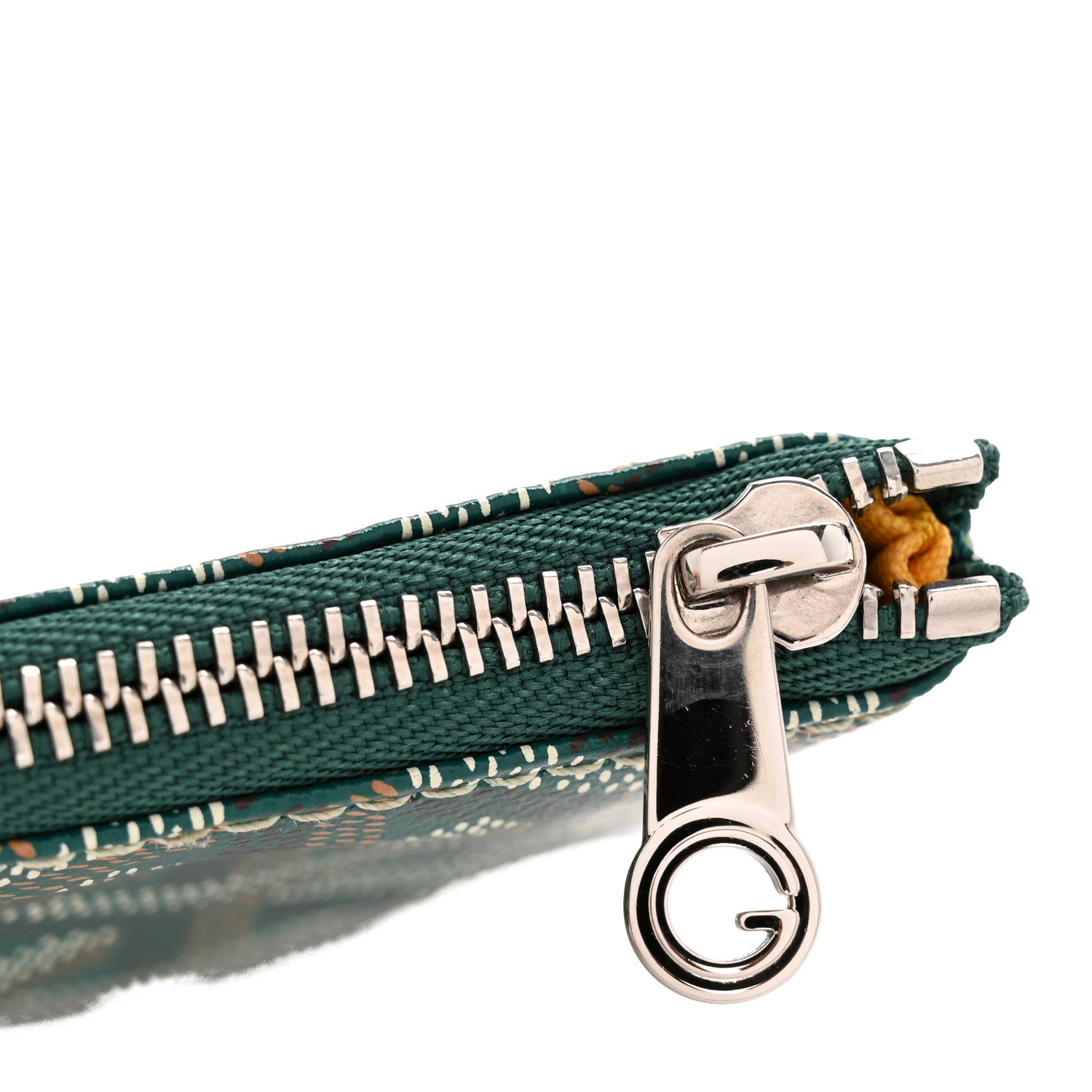 Goyard Goyardine Mini Senat Pochette Green 8 of 8
