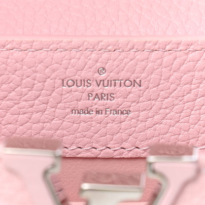 Louis Vuitton Taurillon Flowers Capucines Mini Pink 8 of 9