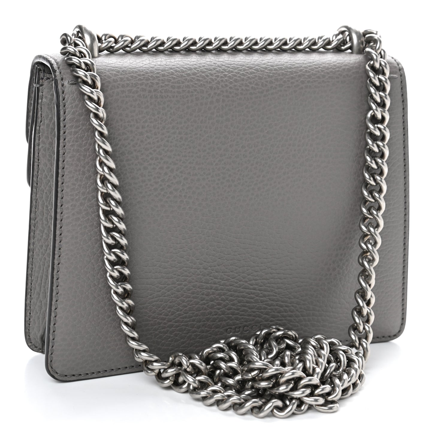 Calfskin Mini Dionysus Shoulder Bag Dusty Grey