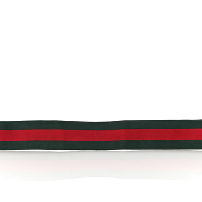Gucci Nylon Web Belt 80 32 Red Green 3 of 9