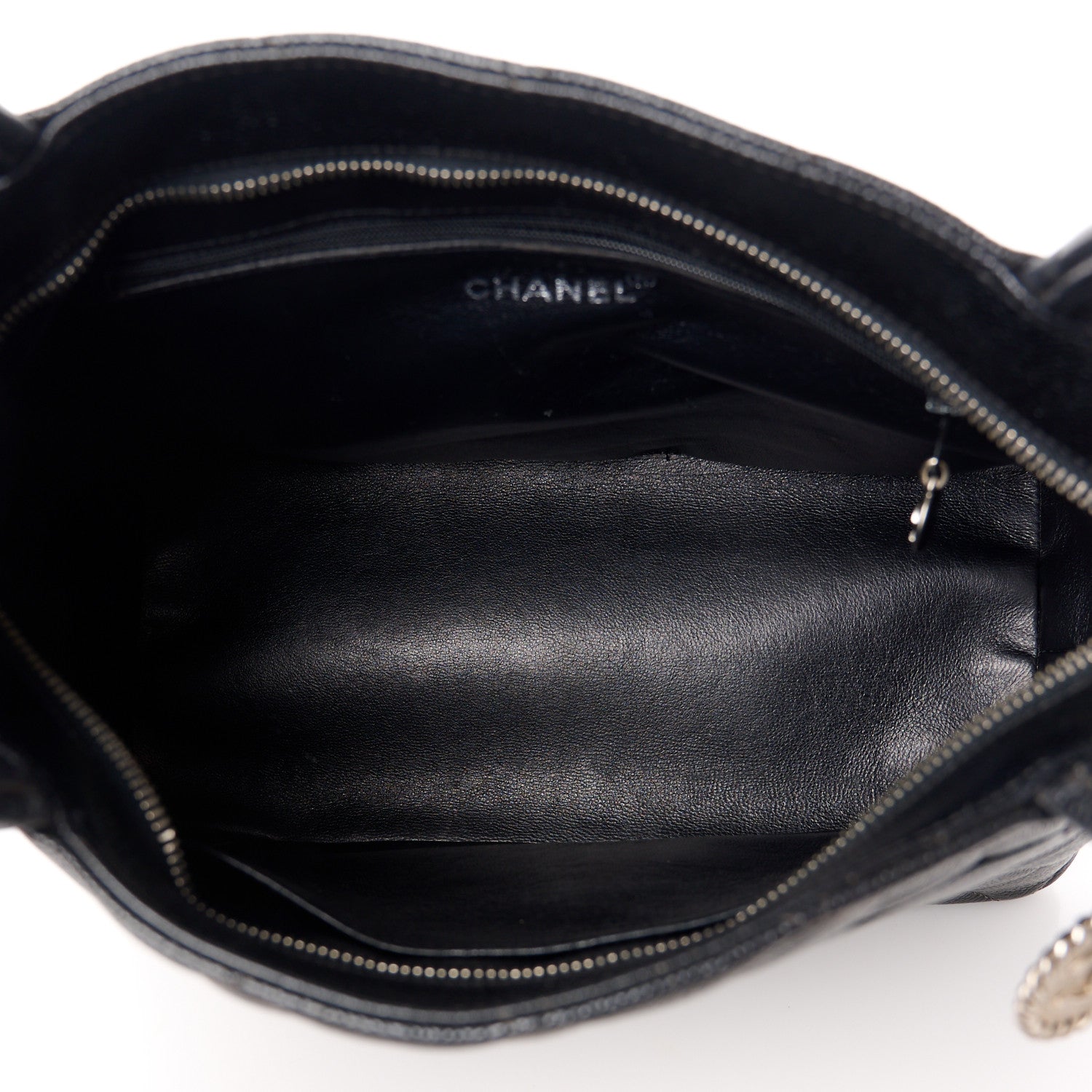 Chanel Caviar Quilted Medallion Tote Black 5 of 12