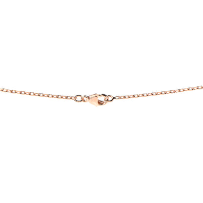 Hermes Lacquered Rose Gold Mini Pop H Pendant Necklace White 4 of 6