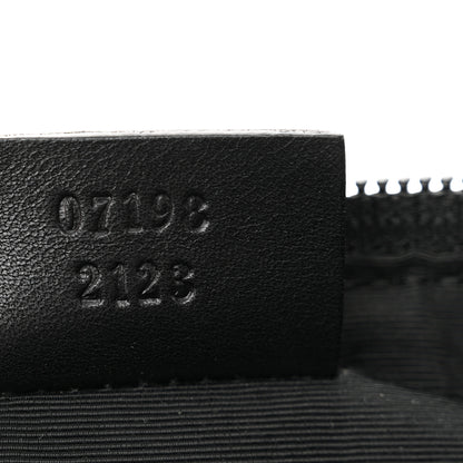 Gucci Denim Monogram Boat Pochette Black 7 of 11