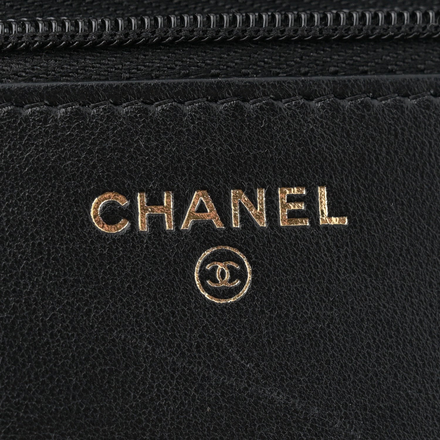 Chanel Shiny Lambskin Quilted Enamel Wallet On Chain WOC Black 6 of 13