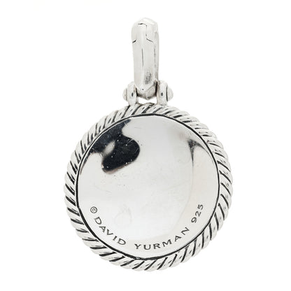 David Yurman Sterling Silver Diamond Cable Collectibles Tree of Life Amulet Pendant 4 of 5