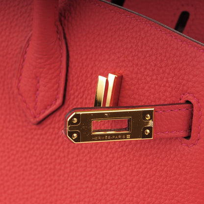 Hermes Togo Birkin 25 Geranium 10 of 25