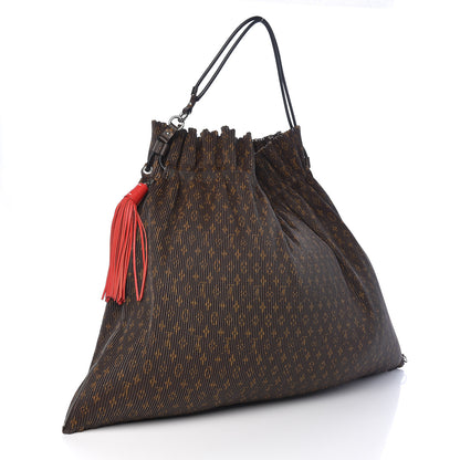 Louis Vuitton Monogram Canvas Pleated Explorer GM 3 of 10