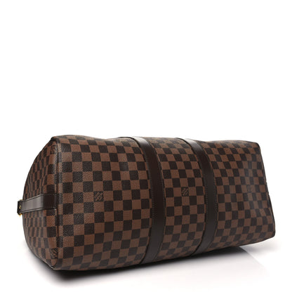 Louis Vuitton Damier Ebene Keepall Bandouliere 45 3 of 9