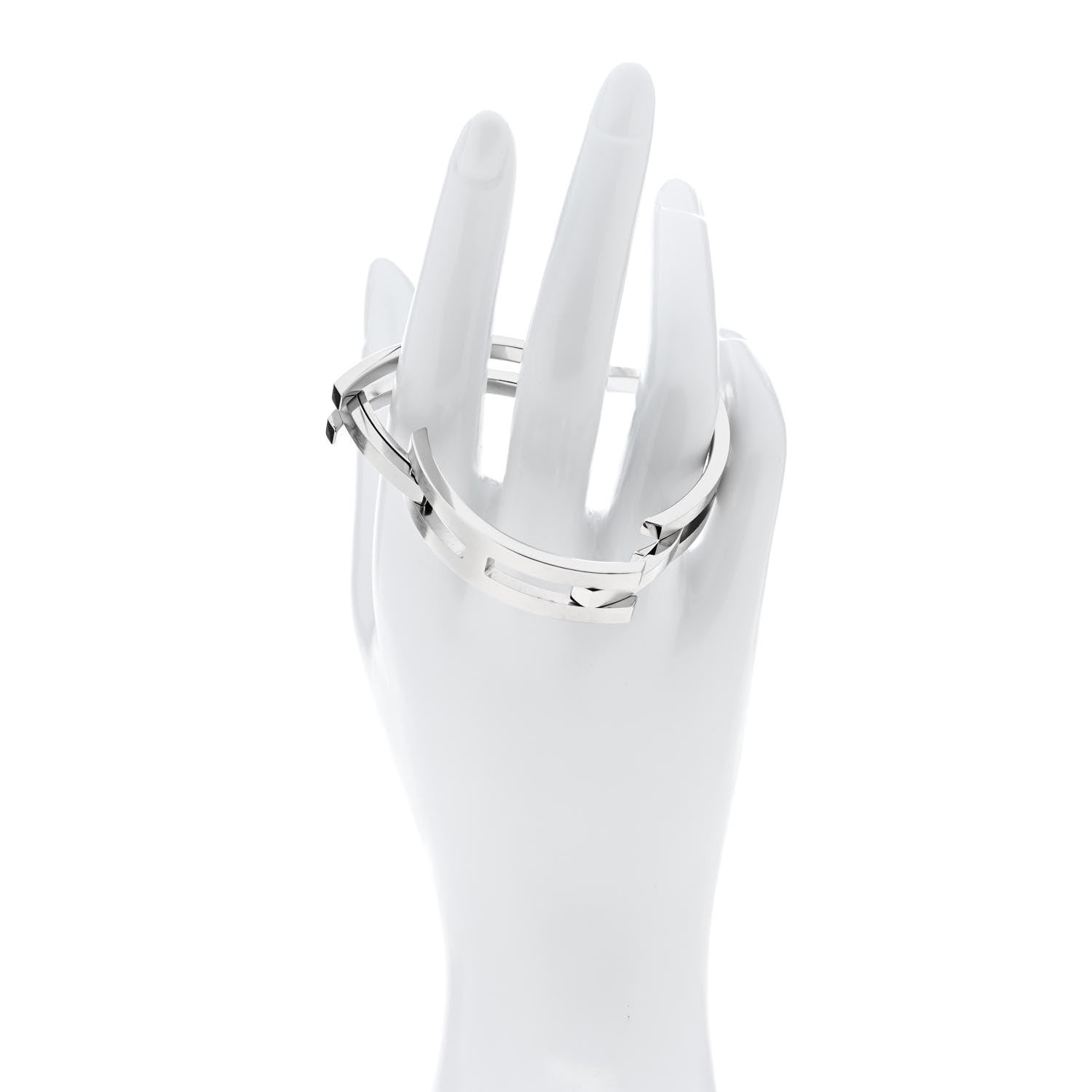 Hermes Stainless Steel H Link Bracelet 2 of 5