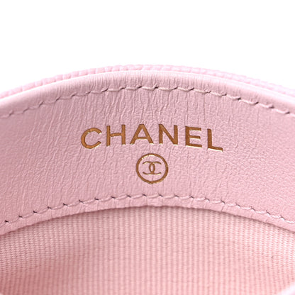 Chanel Caviar Quilted Card Holder Light Pink 6 of 9