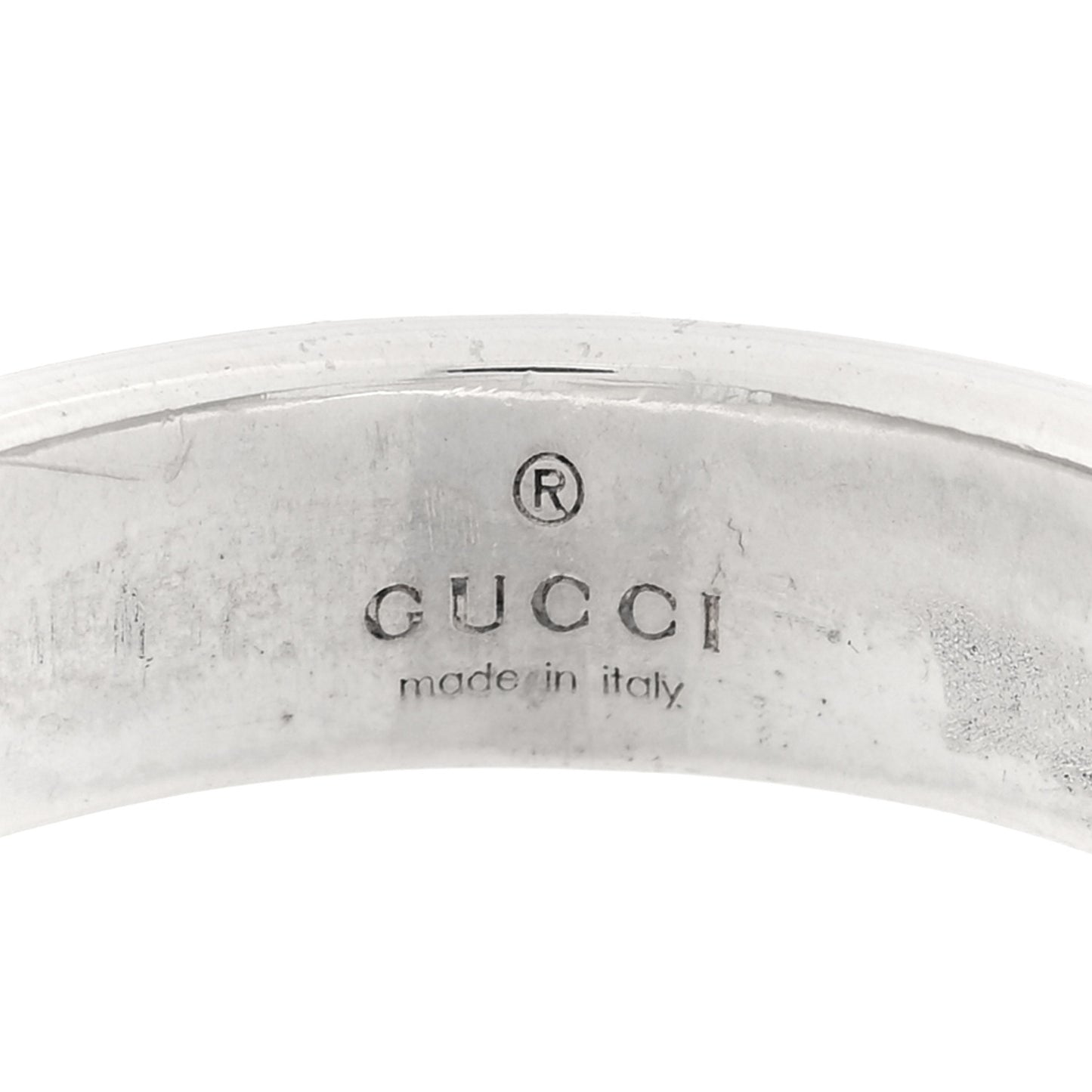 Sterling Silver Interlocking G Ring 54 7