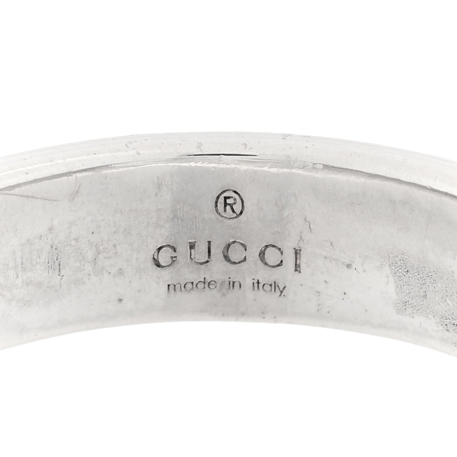 Gucci Sterling Silver Interlocking G Ring 54 7 4 of 4