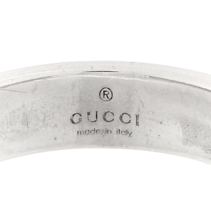 Gucci Sterling Silver Interlocking G Ring 54 7 4 of 4