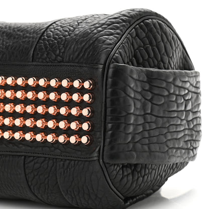 Alexander Wang Pebbled Lambskin Rocco Black Rose Gold Hardware 9 of 9