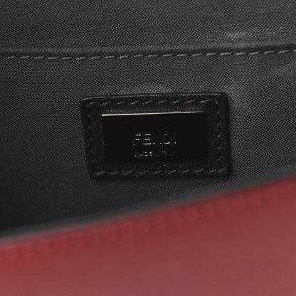 Fendi Vitello Elite Monster Mini Demi Jour Shoulder Bag Ribes Grigio Polvere Carbone 7 of 12