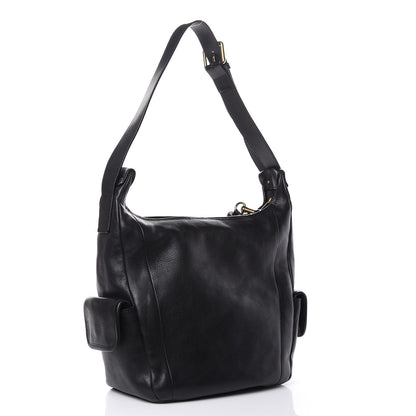 Chloe Calfskin Gabby Bucket Bag Black 3 of 13
