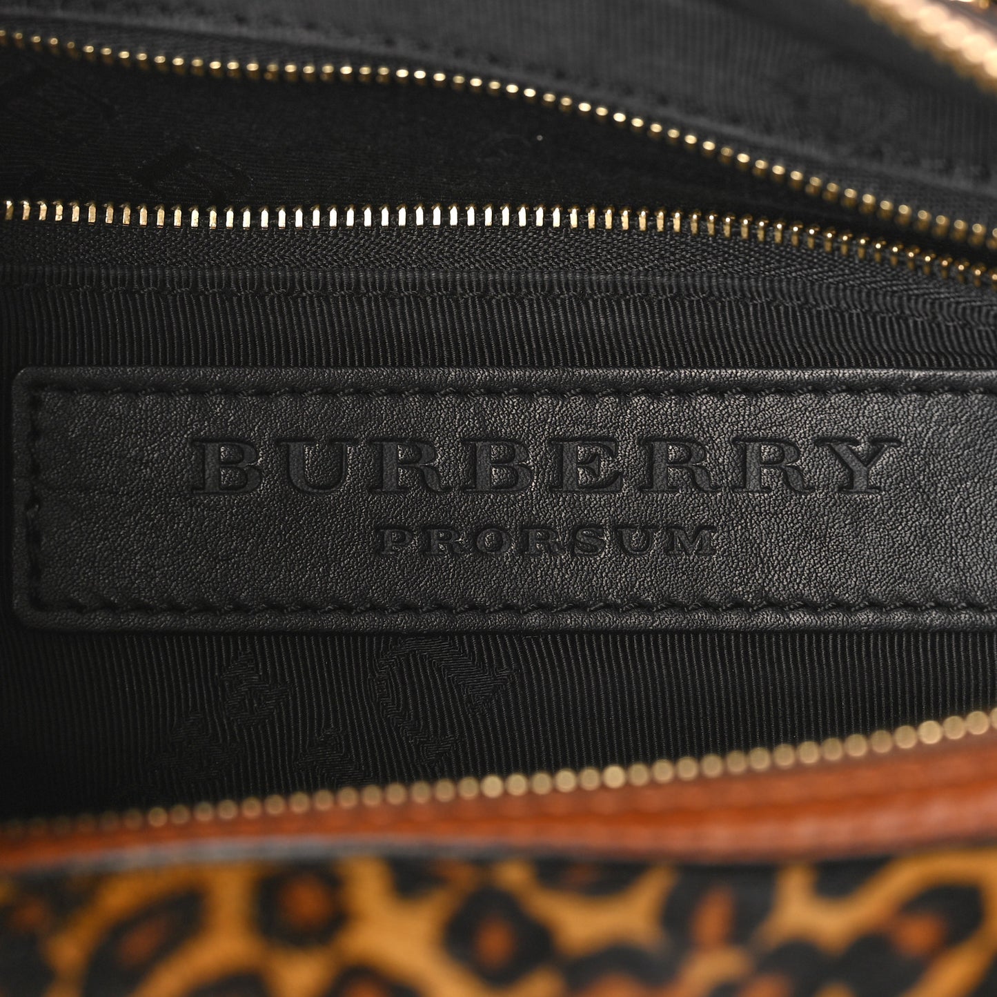 Leopard Ponyskin House Check Calfskin Boston Tan