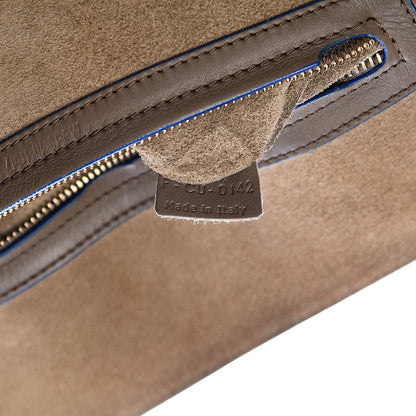 Celine Baby Grained Calfskin Medium Phantom Luggage Khaki 7 of 19