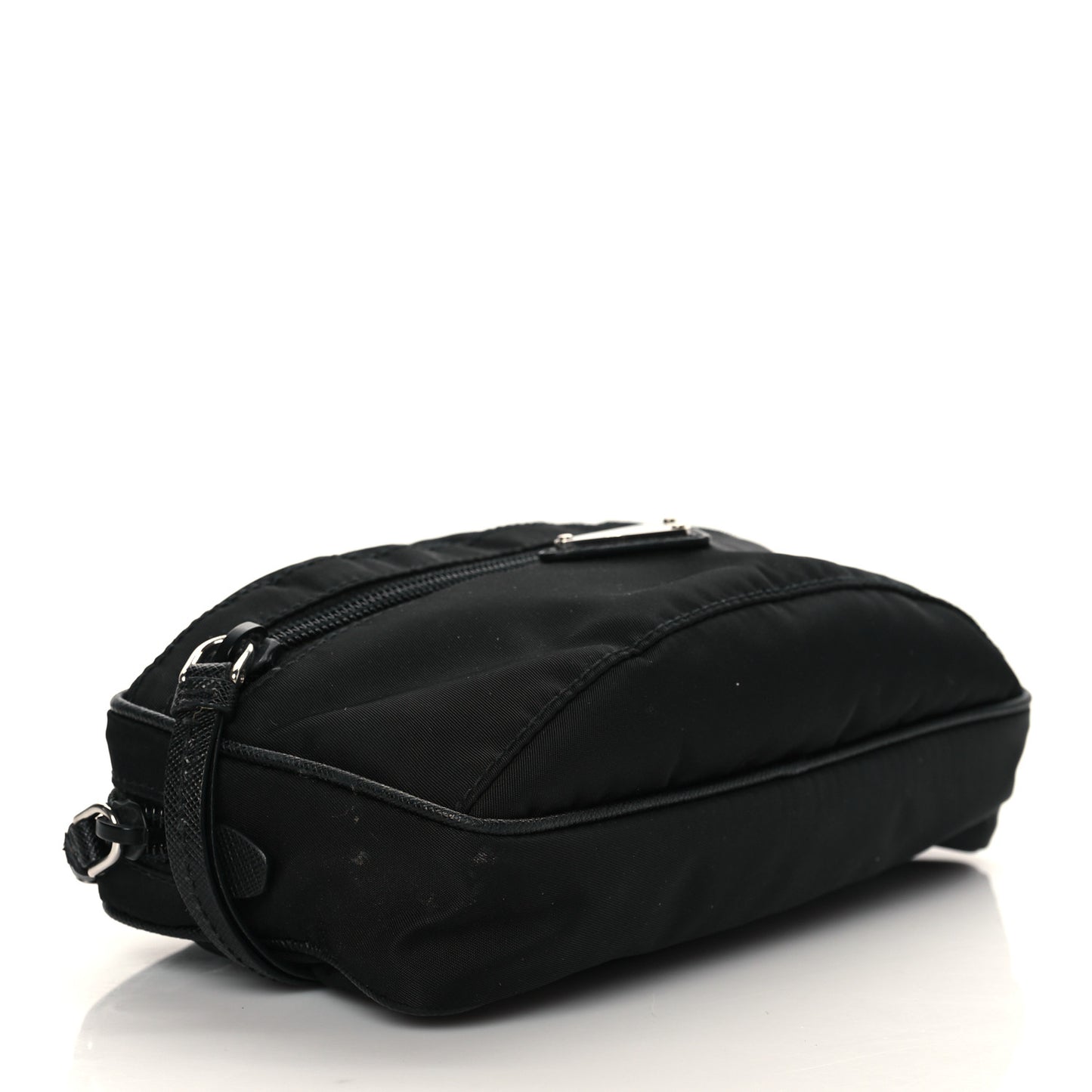 Tessuto Nylon Saffiano Belt Bag Black