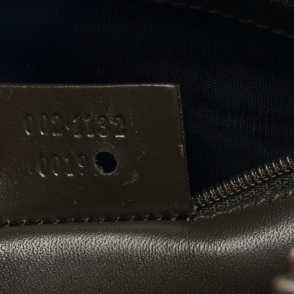 Gucci Satin Calsfkin Bardot Shoulder Bag Grey 7 of 10
